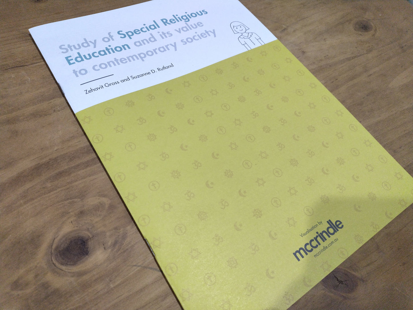 Study of Special Religious Education and its value to contemporary society booklet