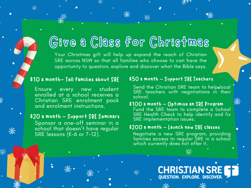 Give a Class for Christmas