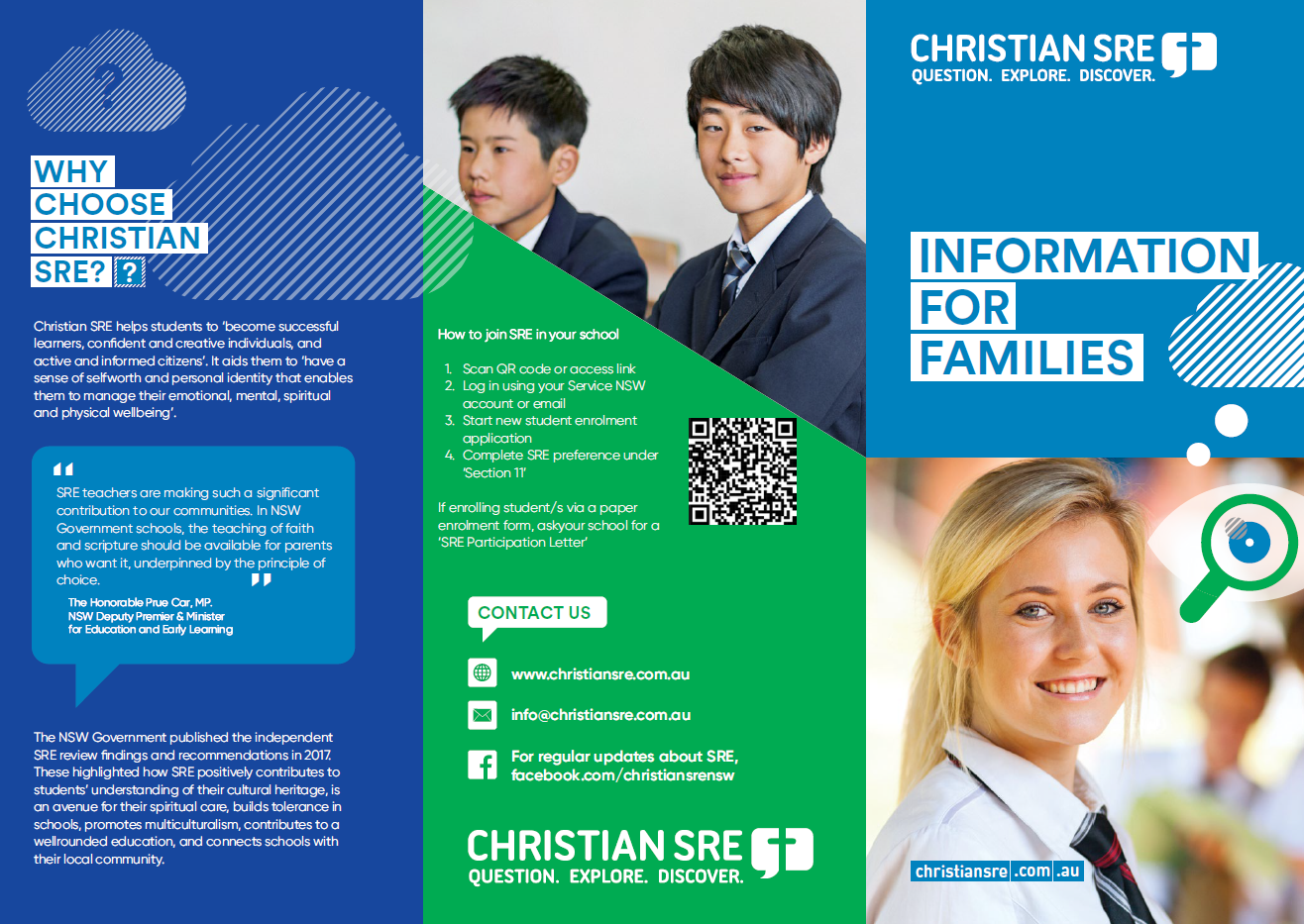 Christian SRE High School Flyers